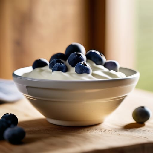 Greek Yogurt with a Quick Topping.