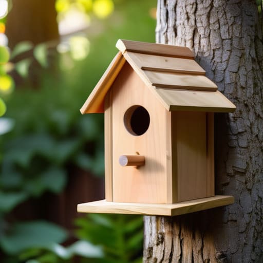 Finishing Your Project with a handmade birdhouse.