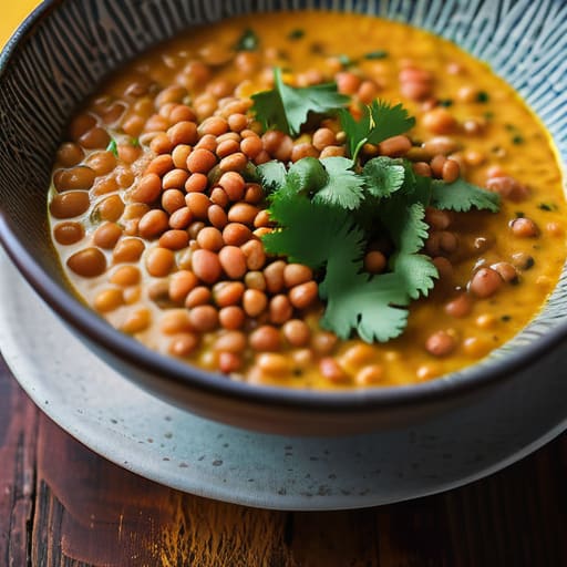 Creamy One-Pot Red Lentil Dahl.