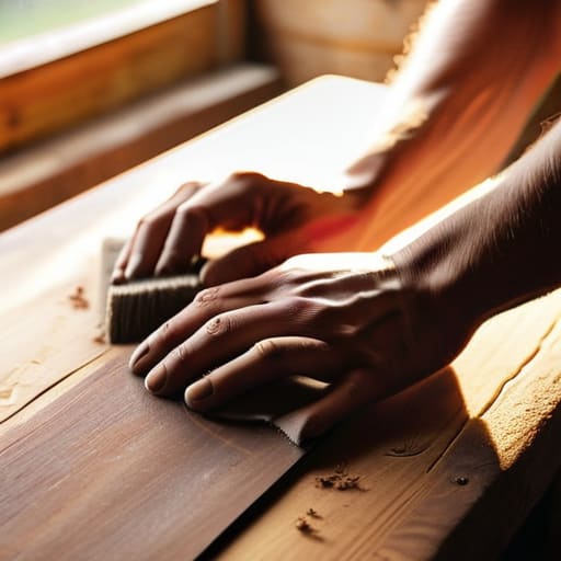 Reaching the finish line of furniture refinishing.