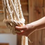Simple wall hanging macrame for beginners.