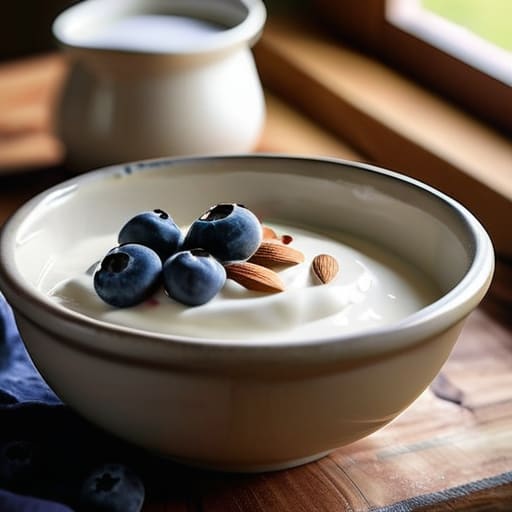 Greek Yogurt and a Handful of Nuts.